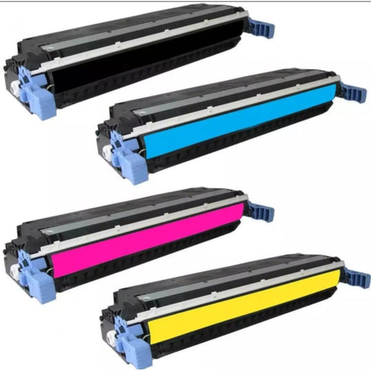 501A / 503A - Set of 4 Colors ( CMYK ) ( Q6470A / Q6471A / Q6472A / Q6473A ) Laser Toner Cartridge – Set of 4 Color Black, Cyan, Magenta, Yellow