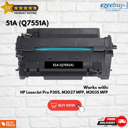 51A Toner Cartridge | HP 51A Q7551A Black LaserJet Toner Cartridge