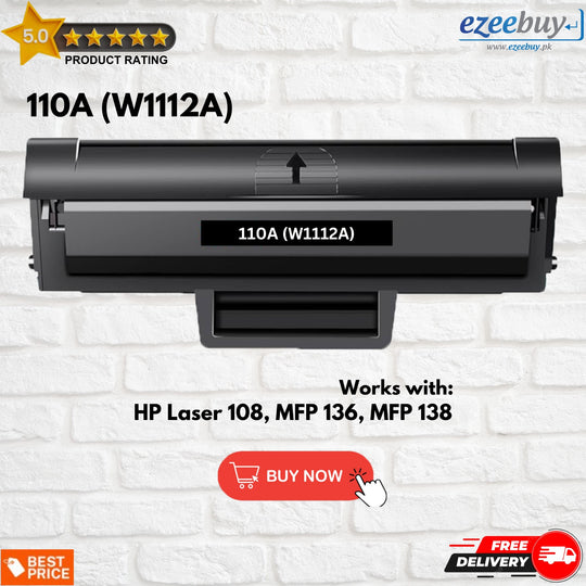 110A Toner Cartridge | HP 110A W1112A Black LaserJet Toner Cartridge