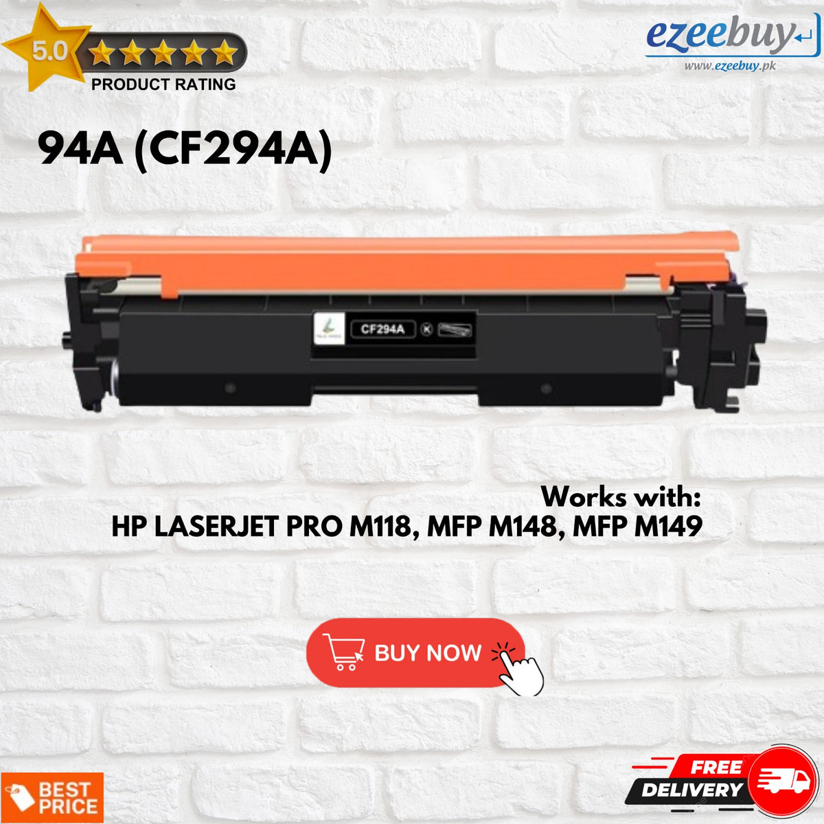 94A Toner Cartridge | HP 94A CF294A Black LaserJet Toner Cartridge