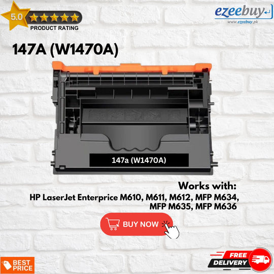 147A Toner Cartridge | HP 147A W1470A Black LaserJet Toner Cartridge