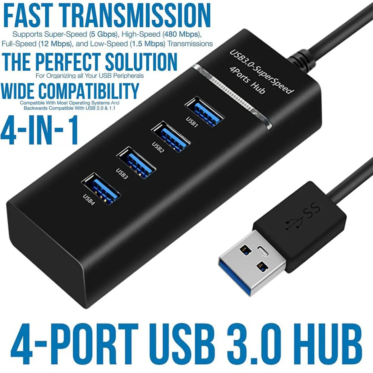 USB 3.0 Hub 4 Ports
