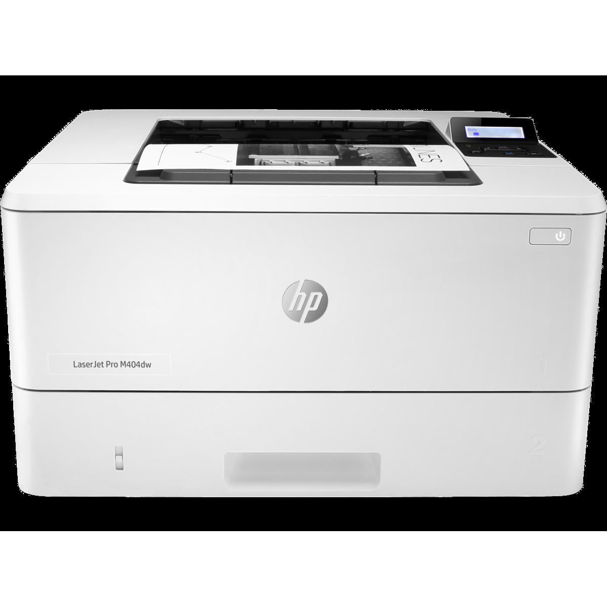 HP LaserJet Pro M404dw Wireless Monochrome Printer with built-in Ethernet & 2-sided printing (W1A56A)