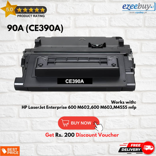 90A Toner Cartridge | HP 90a CE390A Black LaserJet Toner Cartridge