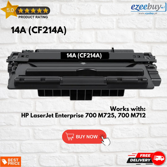 HP 14A CF214A Black LaserJet Toner Cartridge