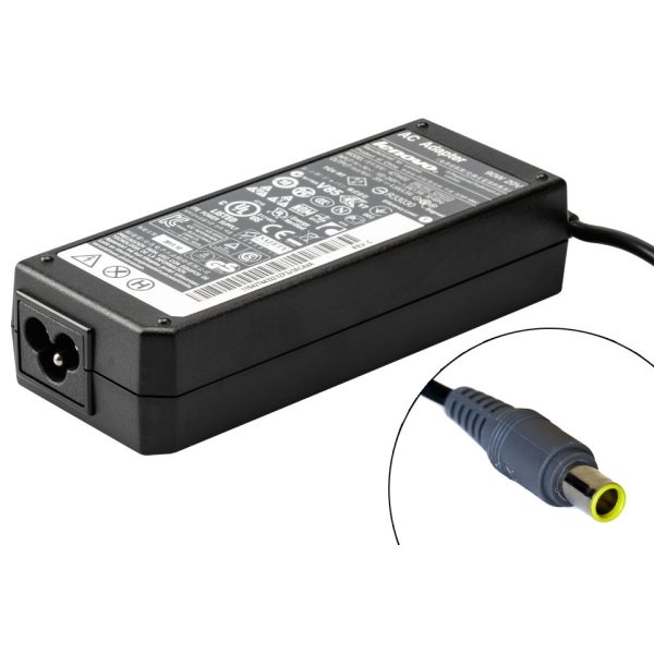 LENOVO 65W ROUND YELLOW PIN Laptop Charger - Image 3