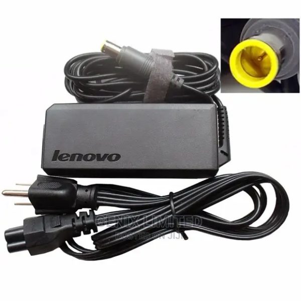 LENOVO 65W ROUND YELLOW PIN Laptop Charger