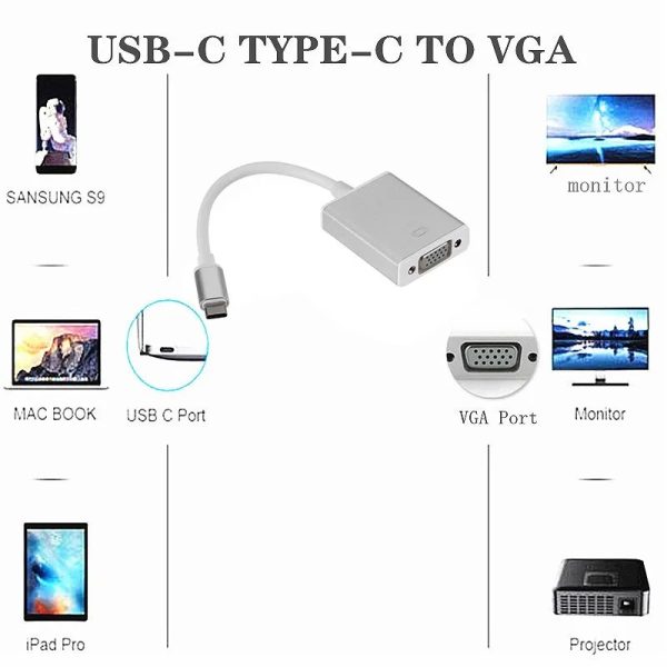 Type C to VGA Converter - Image 2